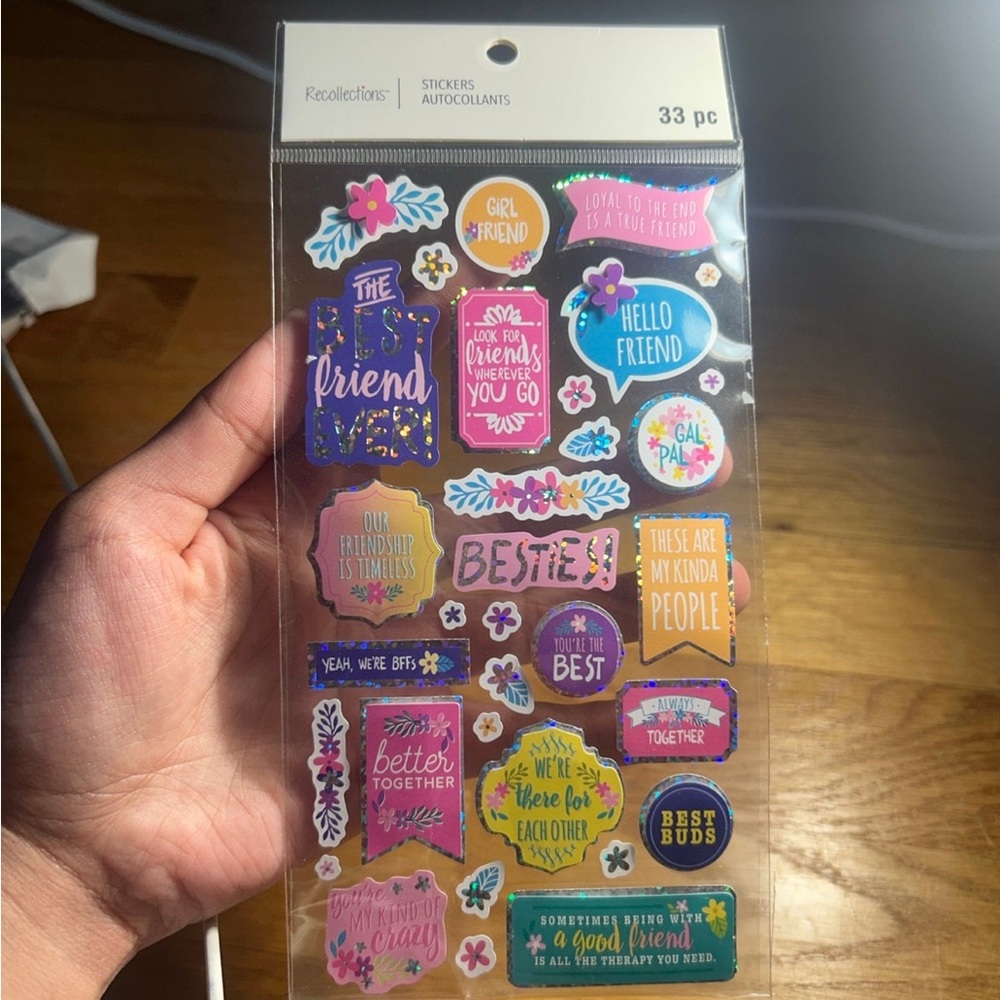 Recollections Best Friend Sticker sheet